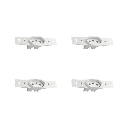 Kit C/4 - Conjunto Radial Pollar 1901177 1Tomada 20A S/P