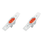 Kit C/2 - Conjunto Radial Pollar 1901377 1Tomada 20A Vermelho S/P