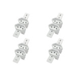 Kit C/4 - Conjunto Radial Pollar 1901236 2Tom 20A S/P