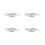 Kit C/4 - Conjunto Radial Pollar 1901132 1Tomada 10A S/P