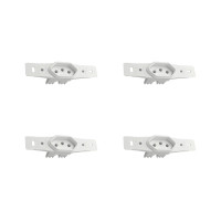Kit C/4 - Conjunto Radial Pollar 1901132 1Tomada 10A S/P