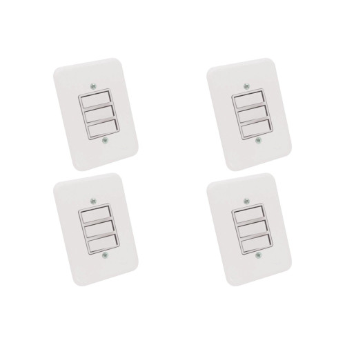Kit C/4 - Conjunto Radial Pollar 1901008 3 interruptores ...