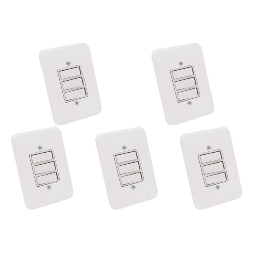 Kit C/5 - Conjunto Radial Pollar 1901008 3 interruptores ...