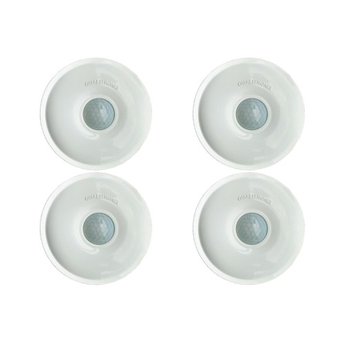 Kit C/4 - Sensor Presenca Qualitronix Teto Emb/Sob 19M