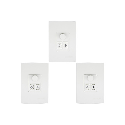 Kit C/3 - Controle Velocidade Rotativo C/Ch Qualitronix Q...