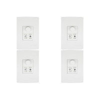 Kit C/4 - Controle Velocidade Rotativo C/Ch Qualitronix Q...