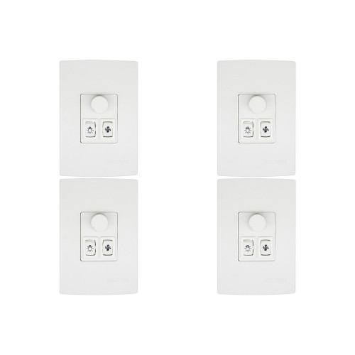 Kit C/4 - Controle Velocidade Rotativo C/Ch Qualitronix Q...