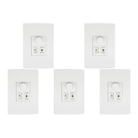 Kit C/5 - Controle Velocidade Rotativo C/Ch Qualitronix Q...