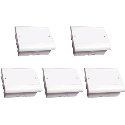 Kit C/5 - Caixa Passagem Pvc 22X18 Perlex Embutir