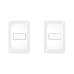 Kit C/2 - Conjunto Pial Pop 1Paralelo 10A Lgx020 Branco