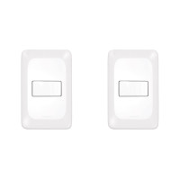 Kit C/2 - Conjunto Pial Pop 1Paralelo 10A Lgx020 Branco