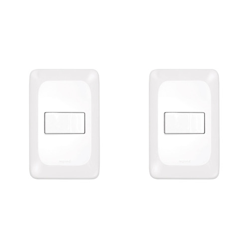 Kit C/2 - Conjunto Pial Pop 1Paralelo 10A Lgx020 Branco