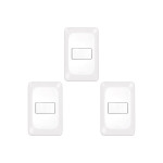 Kit C/3 - Conjunto Pial Pop 1Paralelo 10A Lgx020 Branco