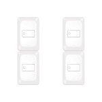Kit C/4 - Conjunto Pial Pop 1Camp 2A Lgx040 Branco