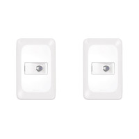 Kit C/2 - Conjunto Pial Pop Conector P/Ant.Tv Lgx060 Branco