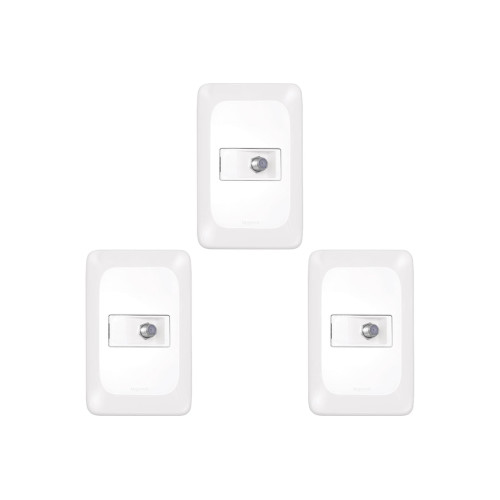 Kit C/3 - Conjunto Pial Pop Conector P/Ant.Tv Lgx060 Branco