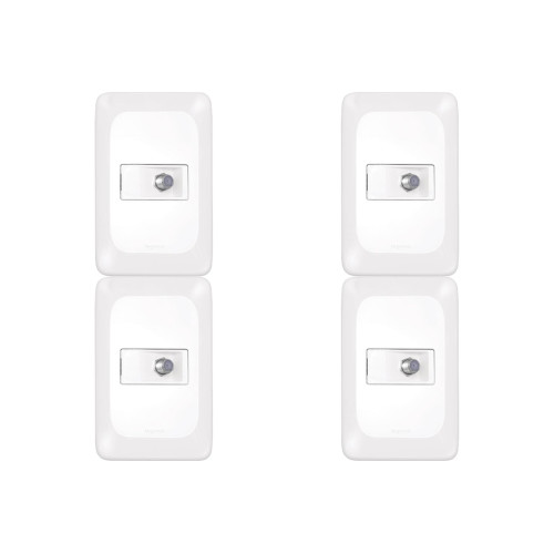 Kit C/4 - Conjunto Pial Pop Conector P/Ant.Tv Lgx060 Branco