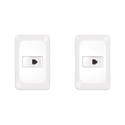 Kit C/2 - Conjunto Pial Pop 1Rj11 Lgx090 Branco