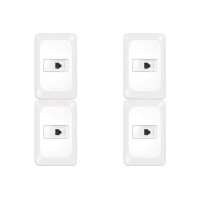 Kit C/4 - Conjunto Pial Pop 1Rj11 Lgx090 Branco