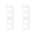 Kit C/4 - Conjunto Pial Pop 1Simp+1 Paralelo Lgx102 Branco