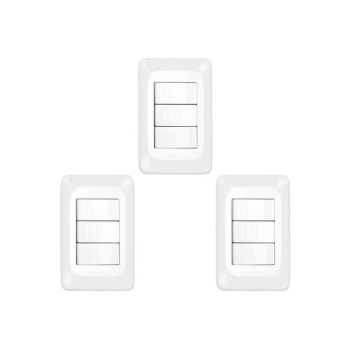 Kit C/3 - Conjunto Pial Pop 3Simp Lgx111 Branco