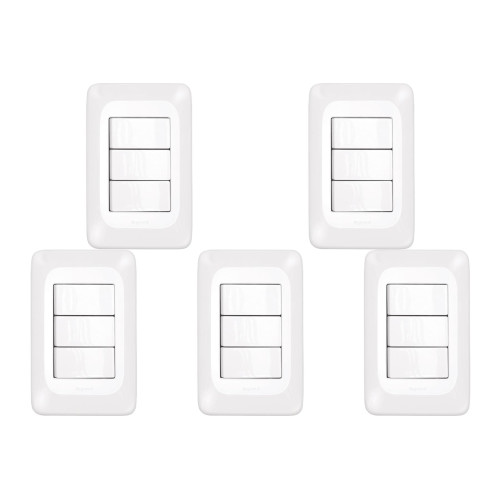 Kit C/5 - Conjunto Pial Pop 3Simp Lgx111 Branco