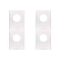 Kit C/4 - Modulo Pial Pop 1Furo Lg20F Branco
