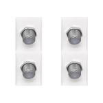 Kit C/4 - Modulo Pial Pop Tomada  P/Tv Lg060 Branco