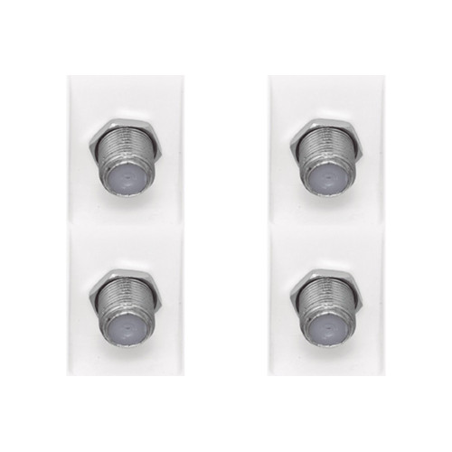 Kit C/4 - Modulo Pial Pop Tomada  P/Tv Lg060 Branco
