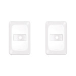 Kit C/2 - Espelho Placa Pial Pop C/Suporte 4X2 1Furo Lgp20F