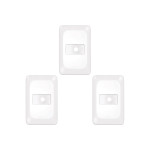 Kit C/3 - Espelho Placa Pial Pop C/Suporte 4X2 1Furo Lgp20F