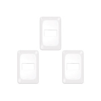 Kit C/3 - Espelho Placa Pial Pop C/Suporte 4X2 1Int Lgp21...