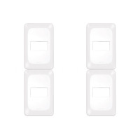 Kit C/4 - Espelho Placa Pial Pop C/Suporte 4X2 1Int Lgp21...