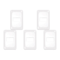 Kit C/5 - Espelho Placa Pial Pop C/Suporte 4X2 1Int Lgp21...