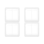 Kit C/4 - Espelho Placa Pial Pop C/Suporte 4X4 6Int Lgp46...