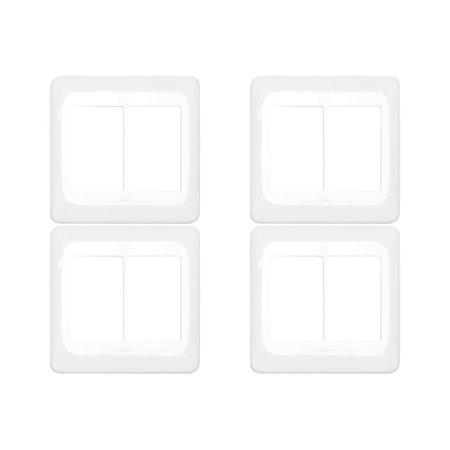 Kit C/4 - Espelho Placa Pial Pop C/Suporte 4X4 6Int Lgp46...