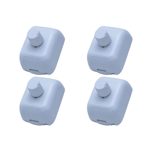 Kit C/4 - Controle Ventilador Luz Sob Qualitronix Branco V39