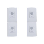 Kit C/4 - Sensor Presenca Qualitronix Emb C/Foto Qi6M
