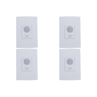 Kit C/4 - Sensor Presenca Qualitronix Emb C/Foto Qi6M