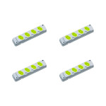 Kit C/4 - Tomada Barra Fiolux Quadrupla 2Polos+T20A Cinza