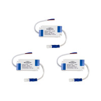 Kit C/3 - Driver Reator Fonte P/Painel Led Blumenau 06W