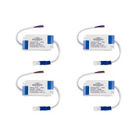 Kit C/4 - Driver Reator Fonte P/Painel Led Blumenau 06W