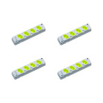 Kit C/4 - Tomada Barra Fiolux Quadrupla 2Polos 20A Cinza