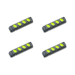 Kit C/4 - Tomada Barra Fiolux Quadrupla 2Polos 20A Preto