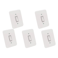 Kit C/5 - Conjunto Radial Pollar 1901002 1Interruptor Sim...