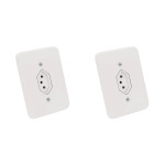 Kit C/2 - Conjunto Radial Pollar 1901113 1Tomada 10A