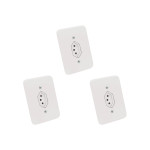 Kit C/3 - Conjunto Radial Pollar 1901113 1Tomada 10A