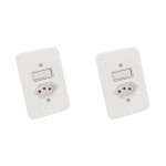 Kit C/2 - Conjunto Radial Pollar 1901118 1 Interruptor Si...