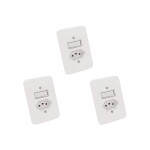 Kit C/3 - Conjunto Radial Pollar 1901118 1 Interruptor Si...