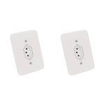 Kit C/2 - Conjunto Radial Pollar 1901176 1Tomada 20A